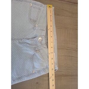 Guess Skinny Vtg Medium Rise Jeans Medium Tint Wash Light Blue Womens 25 x 28.5